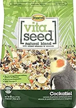 Higgins Nederlands Vita Seed Vita Cockatiel Bird Food - 5 Lbs