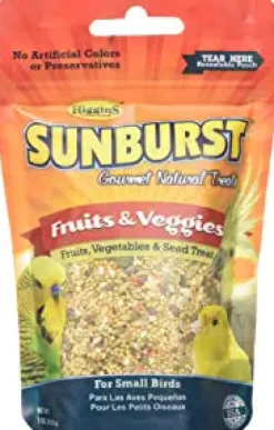 Higgins Sunburst Gourmet Fruit & Veggies Small Bird Treat Sticks - 3 Oz