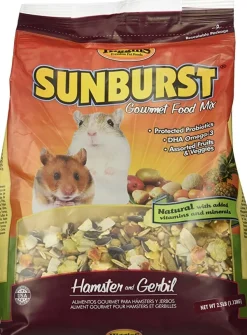 Higgins Sunburst Gourmet Diet 2.5 Hamster and Gerbil Small Animal Food - 2.5 Lbs