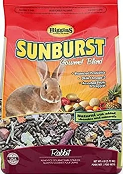 Higgins Sunburst Gourmet Diet 6 Rabbit Small Animal Food - 6 Lbs