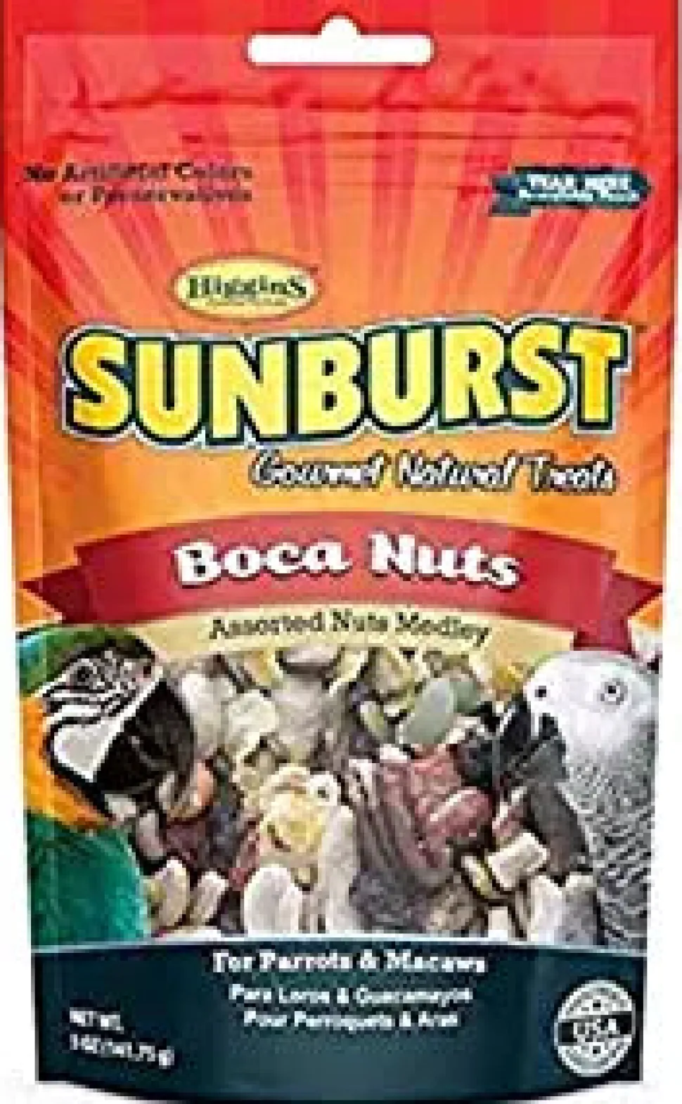 Higgins Sunburst Gourmet Boca Nuts No Shell Bird Treat Sticks - 5 Oz