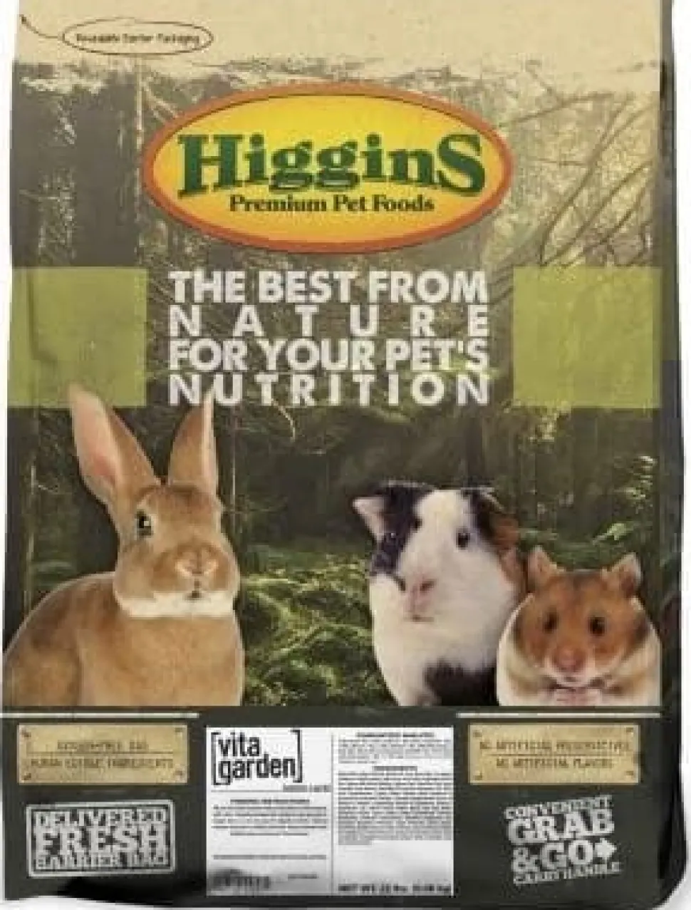 Higgins Sunburst Vita Garden Hamster & Gerbil Small Animal Food - 22 Lbs