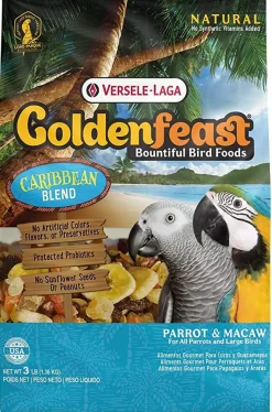 Higgins VL Goldenfeast Caribbean Bird Food - 3 Lbs