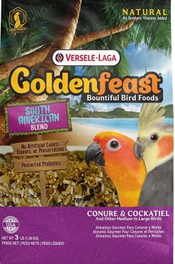 Higgins VL Goldenfeast S.American Bird Food - 3 Lbs