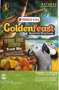 Higgins VL Goldenfeast Veggie Fruit Bird Food - 2 Lbs