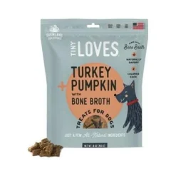 Hillside Farms Farmland Traditions Tiny Loves Turkey and Pumpkin Jerky Dog Treats - 6 Oz