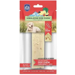 Himalayan Dog Chew Bacon Large Natural Dog Chews - 3.3 oz Bag (for dogs 55 lbs & under)