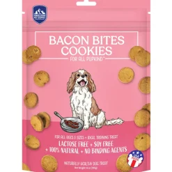 Himalayan Dog Chew Cookies Bacon Flavored Bits Baked Crunchy Dog Treats - 14 Oz