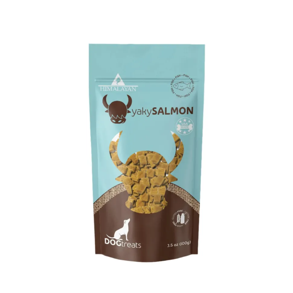Himalayan Dog Chew Cubits with Salmon Natural Dog Chews - 3.5 oz Bag