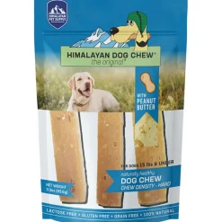 Himalayan Dog Chew Original Yak Cheese Peanut Butter Flavored Dog Chews