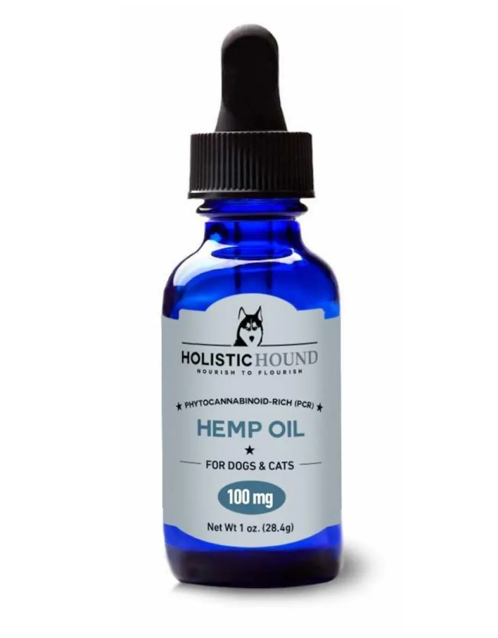 Holistic Hound Dog and Cat Full Spectrum CBD Extract 100MG - 1 Oz