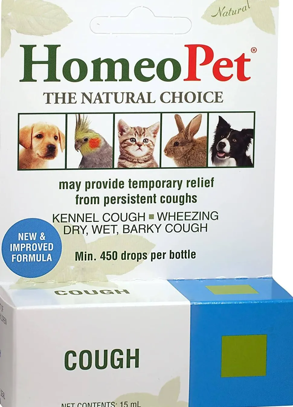 HomeoPet Cough Cat and Dog First Aid Care - 15 ml