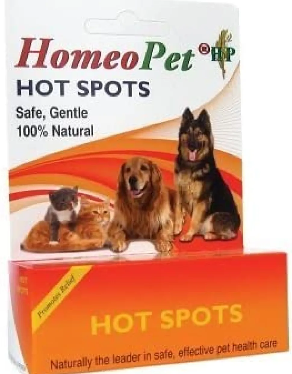 HomeoPet Hot Spots Display Cat and Dog First Aid Care - 15 ml - 6 Count
