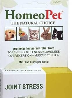 HomeoPet Joint Stress Cat and Dog First Aid Care - 15 ml