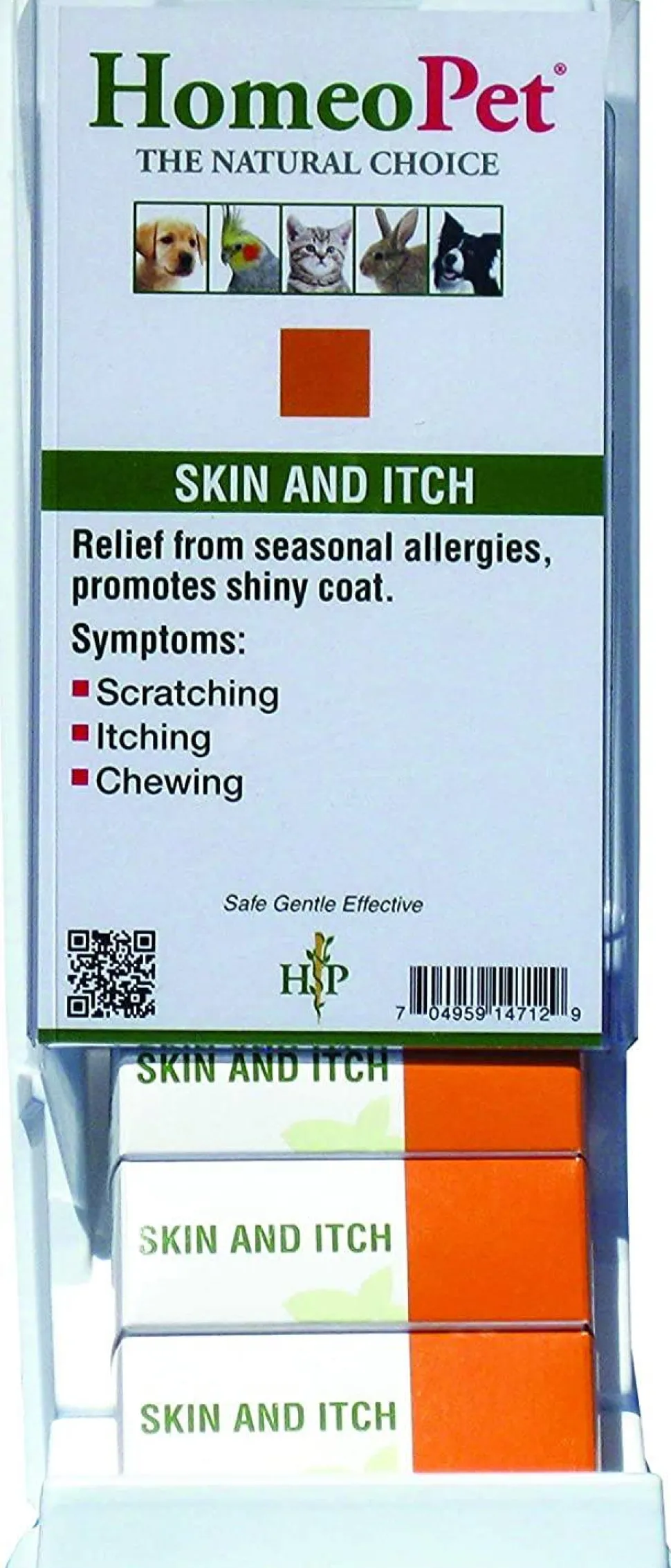 HomeoPet Skin & Itch Relief Display Cat and Dog First Aid Care - 15 ml - 6 Count