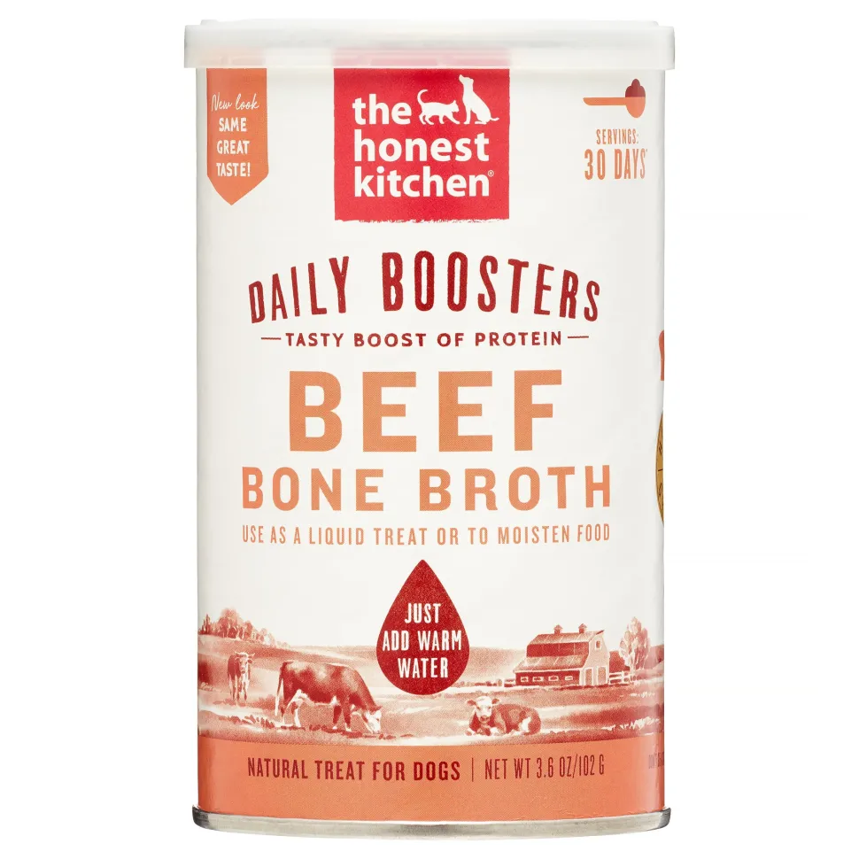 Honest Kitchen Dog and Cat Instant Bones Beef Broth - 3.6 Oz