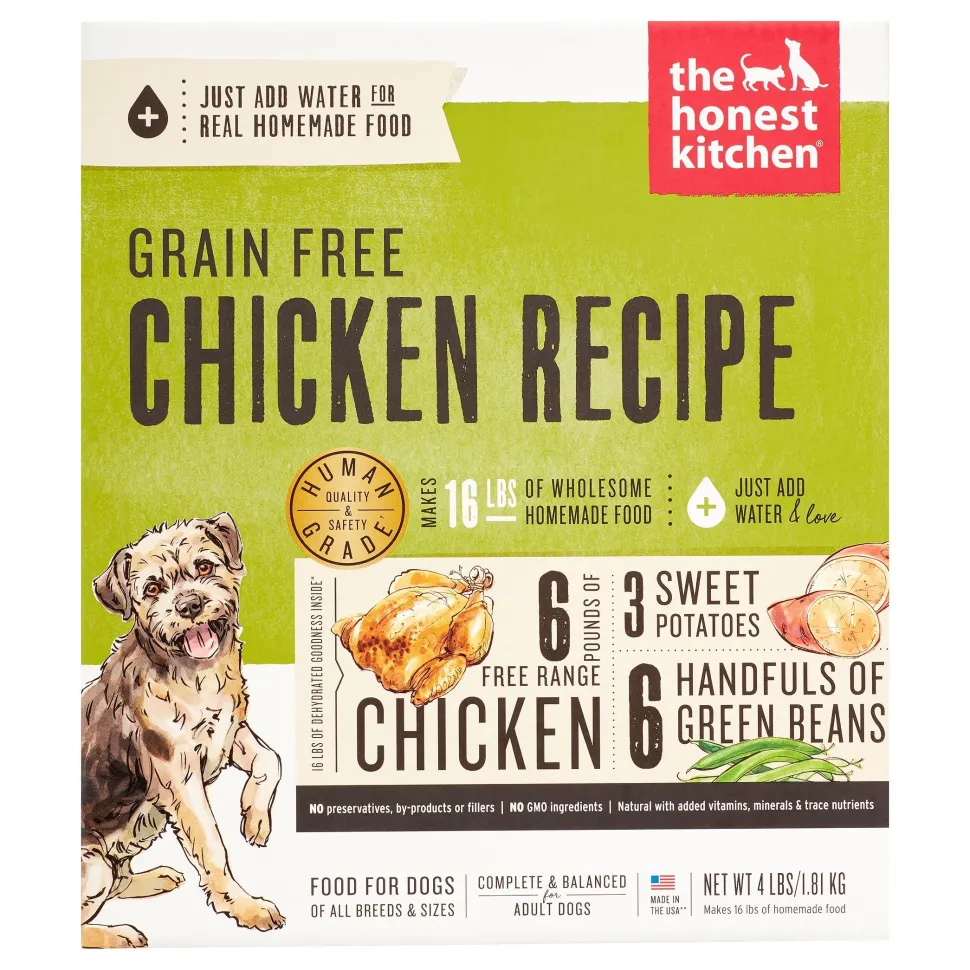 Honest Kitchen Grain-Free Chicken Dehydrated Dog Food - 4 lbs BOX