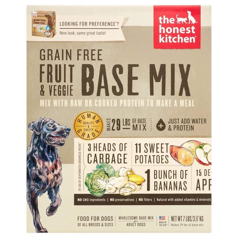 Honest Kitchen Grain-Free Fruit Vegetables Dehydrated Dog Food - 7 lb Box