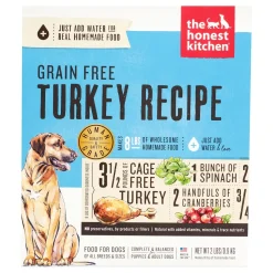 Honest Kitchen Grain-Free Turkey Dehydrated Dog Food - 2 lb Box