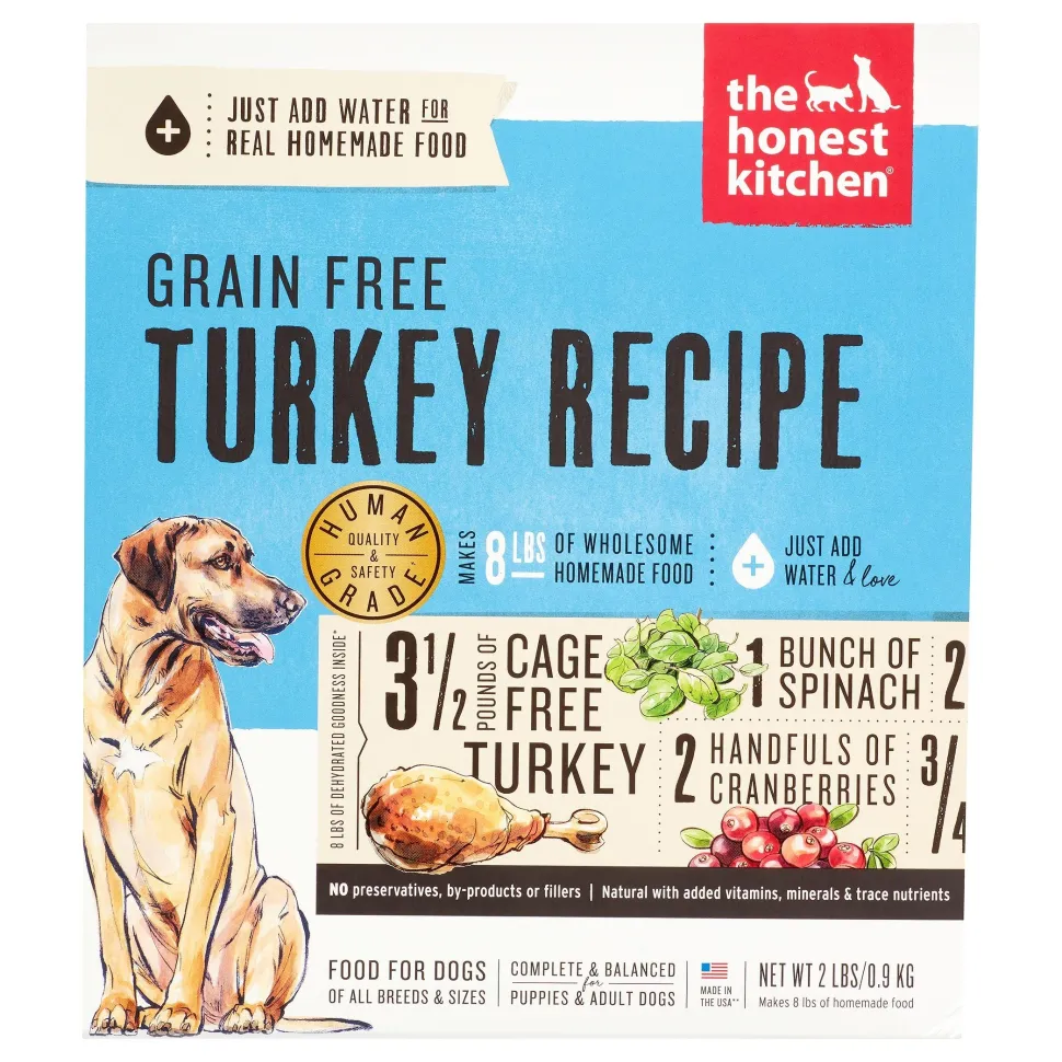 Honest Kitchen Grain-Free Turkey Dehydrated Dog Food - 2 lb Box