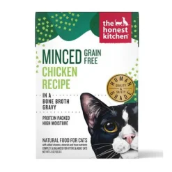 Honest Kitchen Minced Chicken Wet Cat Food - 5.5 Oz - Case of 12