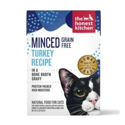 Honest Kitchen Minced Turkey Wet Cat Food - 5.5 Oz - Case of 12