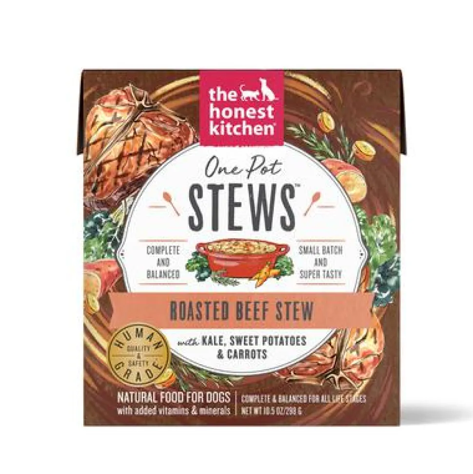 Honest Kitchen ONE POT STEW Beef and Kale Wet Dog Food - 10.5 Oz - Case of 6