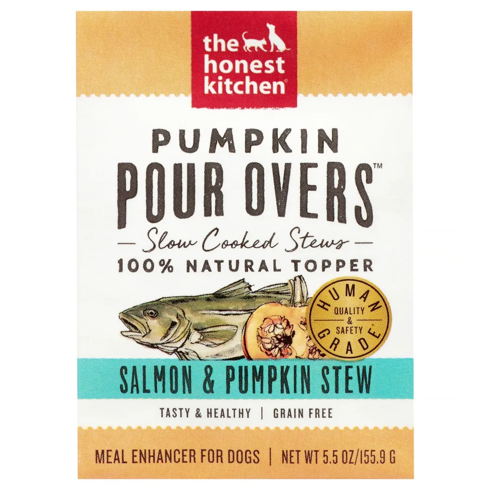 Honest Kitchen Pour Salmon Pumpkin Wet Dog Food - 5.5 Oz - Case of 12