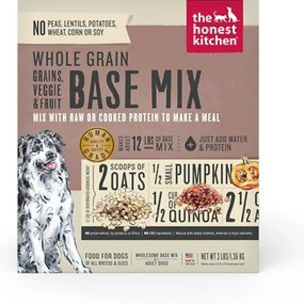 Honest Kitchen Whole Grain Vegetables Fruit Dehydrated Dog Food - 3 lb Box