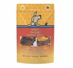 Honey I'm Home Natural Honey Coated Mango Jerky Buffalo Dog Treats