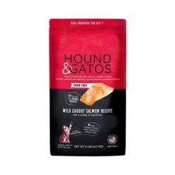 Hound and Gatos Grain-Free Chicken Salmon Dry Cat Food - 6 lbs