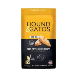 Hound and Gatos Grain-Free Chicken Dry Cat Food - 10 lbs