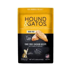 Hound and Gatos Grain-Free Chicken Dry Cat Food - 2 lbs