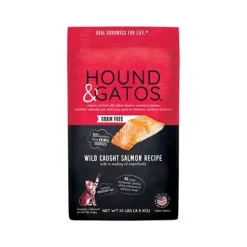 Hound and Gatos Grain-Free Chicken Salmon Dry Cat Food - 10 lbs