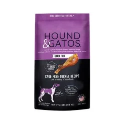 Hound and Gatos Grain-Free Turkey Dry Dog Food - 24 lbs