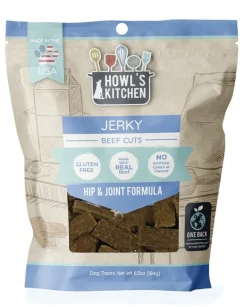 Howl's Kitchen Hip and Joint Formula Beef Jerky Cuts Dog Treats - 6.5 Oz