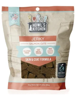 Howl's Kitchen Skin and Coat Formula Salmon Jerky Cuts Dog Treats - 6.5 Oz