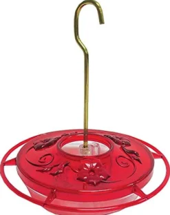 Hummzinger Little Fancy Hummingbird Feeder - Red - 8 Oz Cap