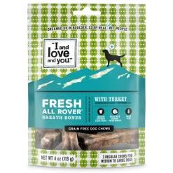 I and Love and You Fresh All Rover Regular Breath Bones Dog Chews