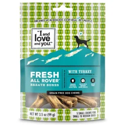 I and Love and You Fresh All Rover Small Breath Bones Dog Chews