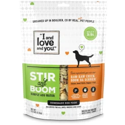 I and Love and You Grain Free Stir and Boom Raw Raw Chick Boom Ba Dehydrated Raw Dog Food
