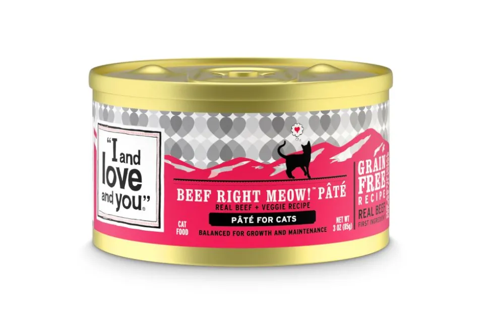 I and Love and You Grain Free Beef, Right Meow! Pate Canned Cat Food