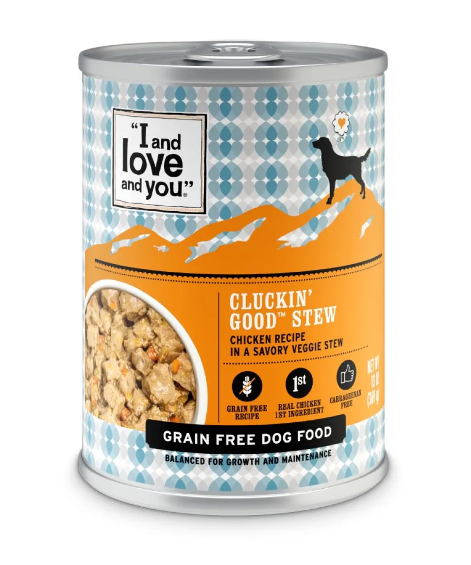 I and Love and You Grain Free Clucking Good Stew Canned Dog Food