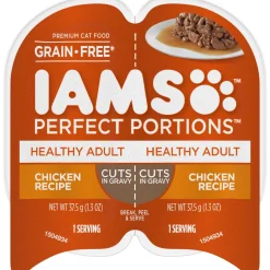 Iams Perfect Portions Adult Cuts Chicken Canned Cat Food - 2.6 oz - Case of 24