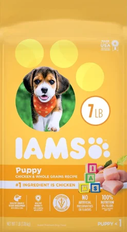Iams ProActive Smart Chicken, Fruits and Berries Puppy Dry Dog Food - 7 lb Bag