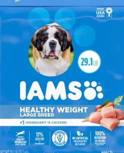 Iams ProActive Weight Management Mature Adult and Senior Large Breed Dry Dog Food - 29.1 lb Bag