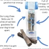 Icelandic+ 2pc/10" Cod Skin Chew Stick Natural Dehydrated Cat and Dog Treats - 5 oz