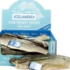 Icelandic+ Short Cod Skin Strips Display Box Natural Dehydrated Cat and Dog Treats - 36 Count