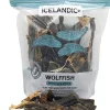 Icelandic+ Wolffish Skin Strips (Mixed Pieces) Natural Dehydrated Cat and Dog Treats - 12 oz