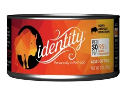 Identity Persona Free-Range North American Bison Adult Canned Cat Food - 3 Oz - Case of 24